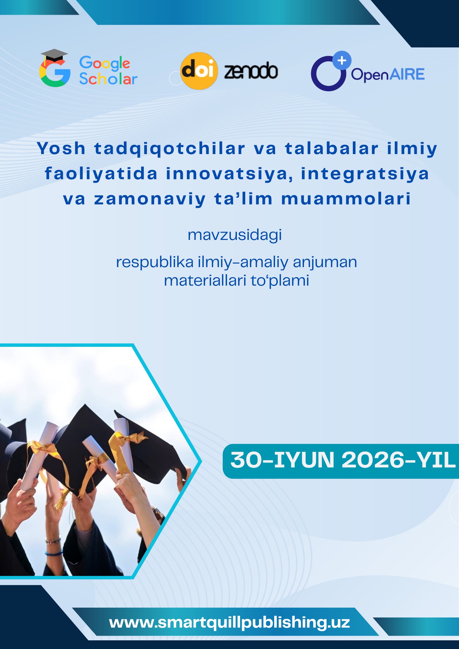 “Yosh tadqiqotchilar va talabalar ilmiy faoliyatida innovatsiya, integratsiya va zamonaviy ta’lim muammolari” mavzusidagi Respublika ilmiy-amaliy anjumani materiallari to‘plami.